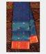 Peacock Blue Handwoven Kanjivaram Silk Saree T2451761