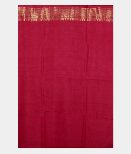 Magenta Tussar Georgette Saree T2407423