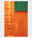 Bottle Green Handwoven Kanjivaram Silk Saree T2407194