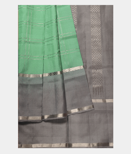 Aqua Blue Soft Silk saree T2429392