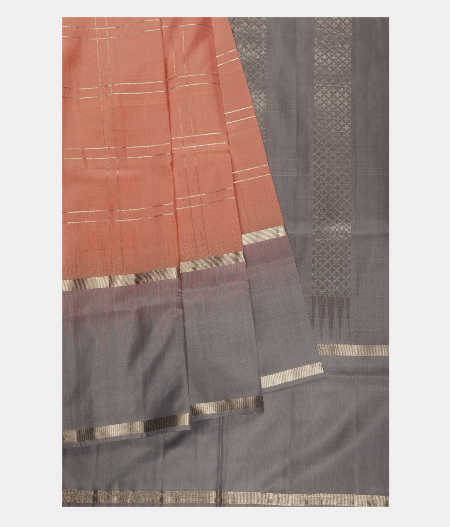 Peach Soft Silk Saree T2429272