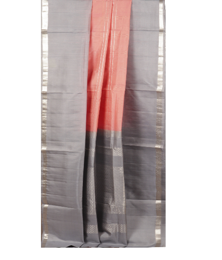 Peach Soft Silk Saree T2429275