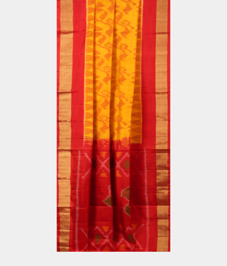 Yellow Soft Silk saree T2431354