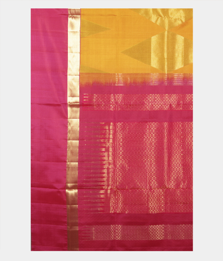 Yellow Soft Silk Saree T2429714