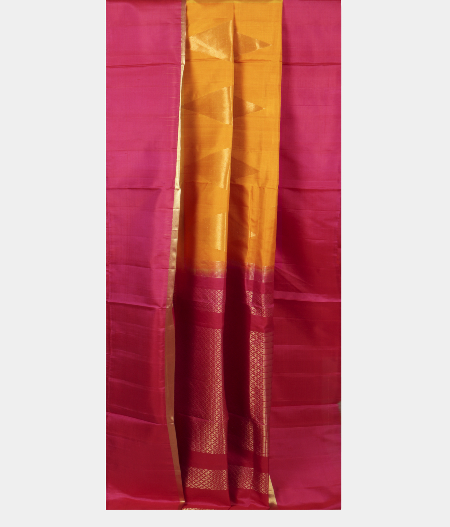 Yellow Soft Silk Saree T2429715