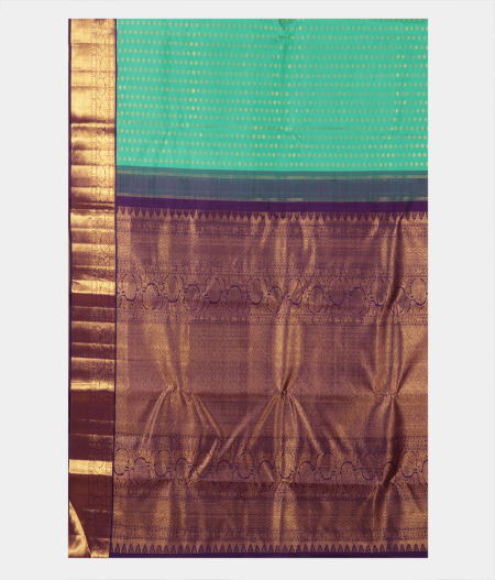 Green Handwoven Kanjivaram Silk Saree T2312794