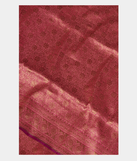 Light Pink Banaras Silk Saree T240133-image
