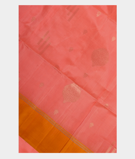 Peach Soft Silk Saree T242444-image