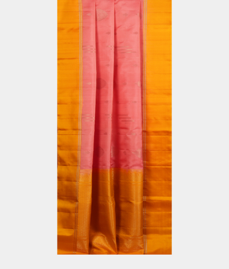 Peach Soft Silk Saree T2424442