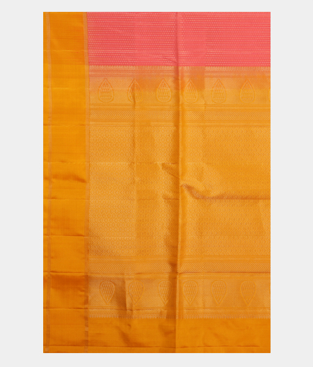 Peach Soft Silk Saree T2423564