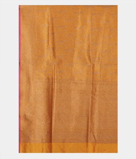 Yellow Banaras Silk Saree T2364444