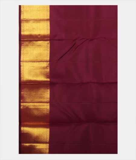 Purple Handwoven Kanjivaram Silk Saree T2440943
