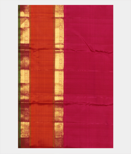 Beige Handwoven Kanjivaram Silk Saree T2387003