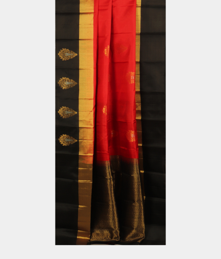 Red Soft Silk Saree T2425462