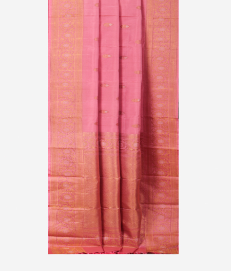 Pink Handwoven Kanjivaram Silk Saree T1966902