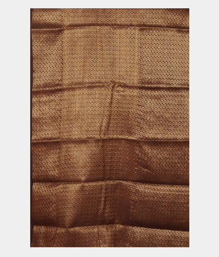 Dark Brown Soft Printed Cotton Saree T2418383