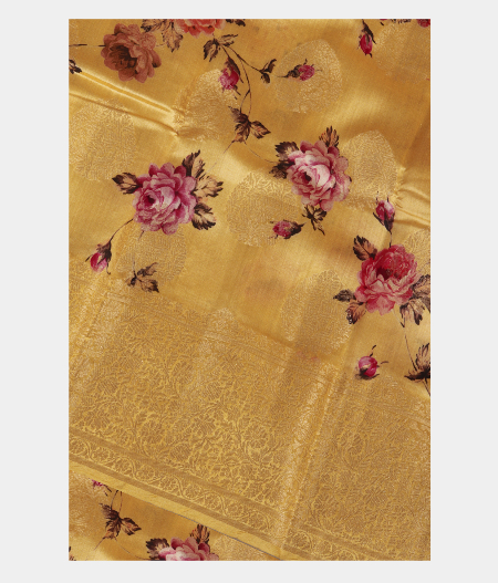 Yellow Chaniya Silk SareeT219087-image