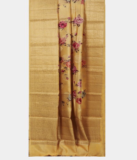 Yellow Chaniya Silk SareeT2190872