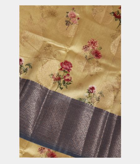 Beige Chaniya Silk Saree T239918-image