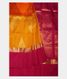 Orangish Yellow Soft Silk Saree T2429902