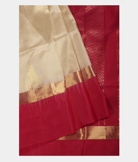 Off White Soft Silk Saree T2429542