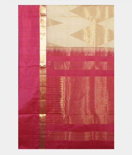 Off White Soft Silk Saree T2429544