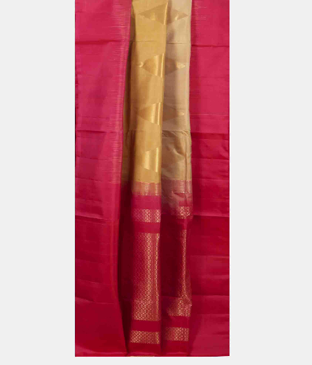 Beige Soft Silk Saree T2429995