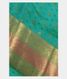 Greenish Blue Soft Silk Saree T2380091