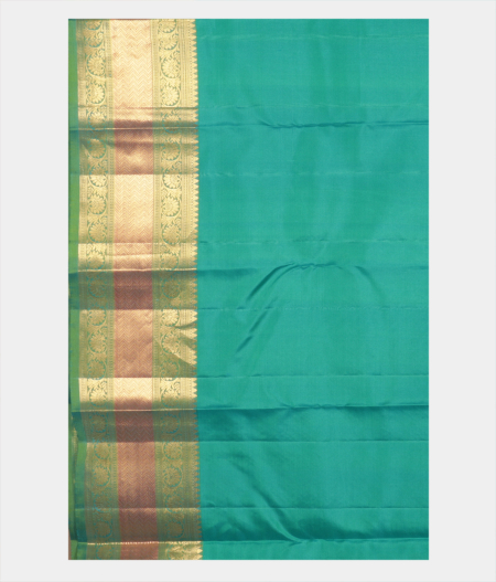 Greenish Blue Soft Silk Saree T2380093