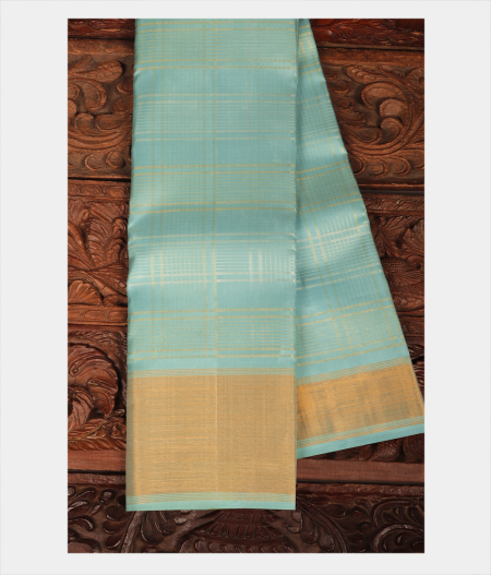 Blue Handwoven Kanjivaram Silk Saree T239031-image