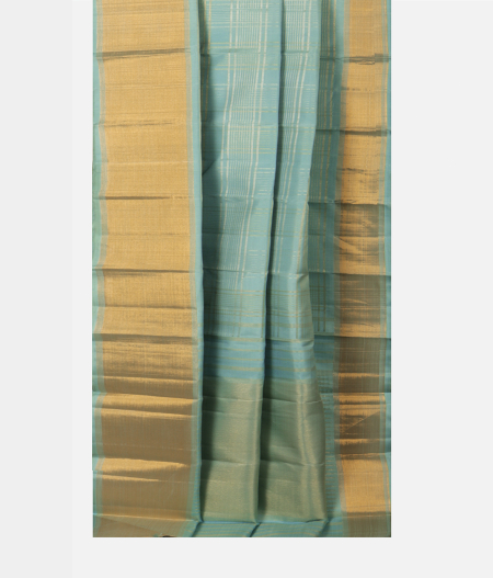 Blue Handwoven Kanjivaram Silk Saree T2390312