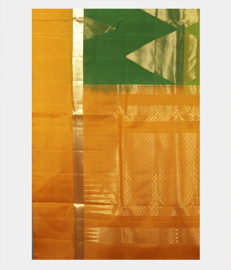 Bottle Green Soft Silk Saree T2429944
