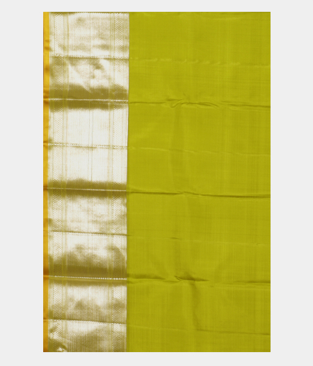 Green Handwoven Kanjivaram Silk Saree T2454283