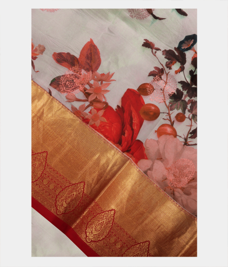 Light Blue Soft Silk Saree T248959-image