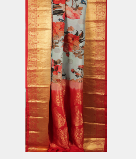 Light Blue Soft Silk Saree T2489592