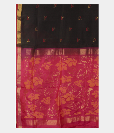 Black Uppada Silk Saree T2460164