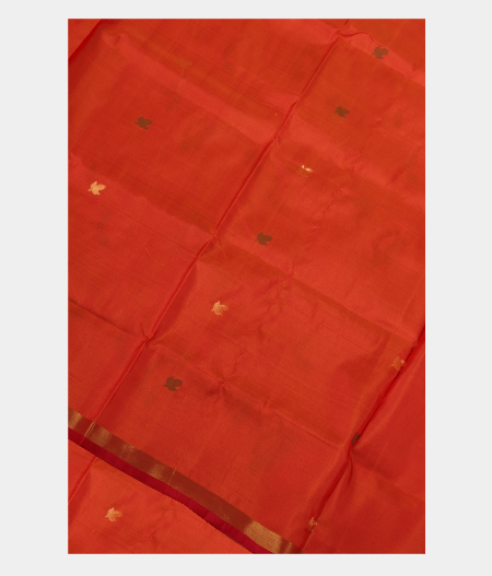 Orange Uppada Silk SareeT246029-image