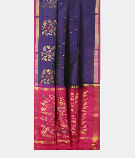 Purple  Uppada Silk Saree T2460552