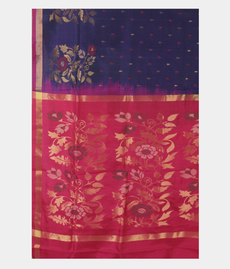 Purple  Uppada Silk Saree T2460554