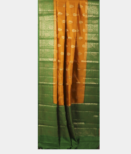 Yellow Chaniya Silk Saree T2479942