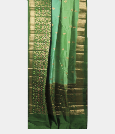Blusih Green Chaniya Silk Saree T2427072