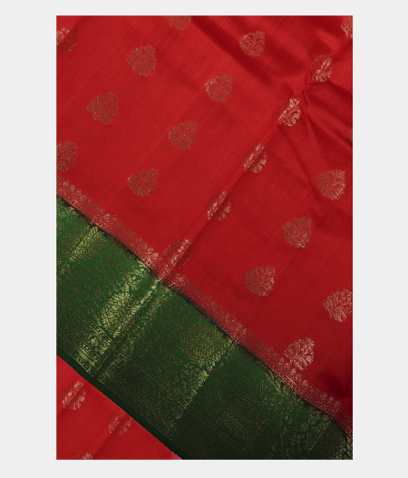 Red Chaniya Silk Saree T248002-image