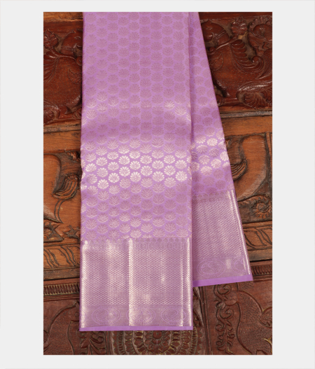 Lavender Handwoven Kanjivaram Silk Saree T248883-image