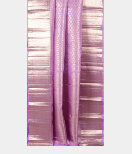 Lavender Handwoven Kanjivaram Silk Saree T2488832