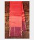 Red Handwoven Kanjivaram Silk Saree T2469321
