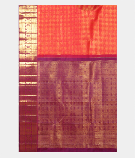 Red Handwoven Kanjivaram Silk Saree T2469324