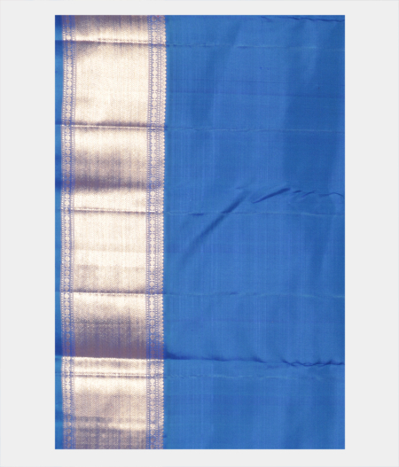 Blue Handwoven Kanjivaram Silk Saree T2476733