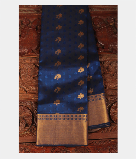 Blue Soft Silk Saree T237877-image