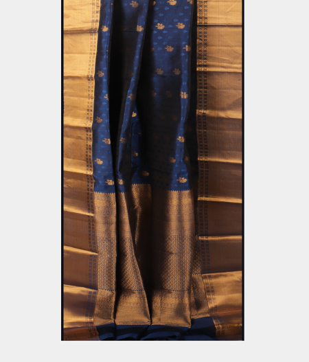 Blue Soft Silk Saree T2378772