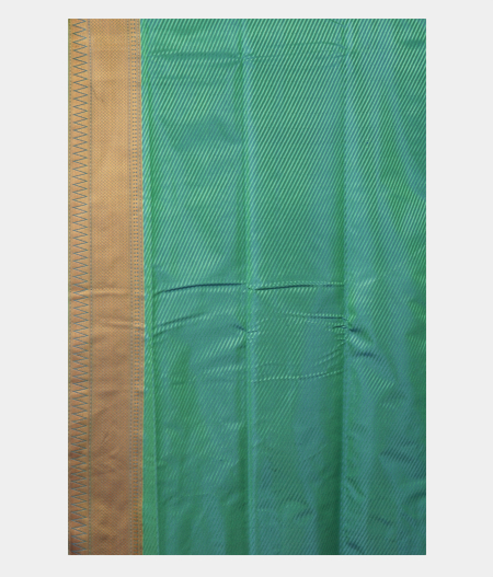Bluish Green Soft Silk Saree T2483393